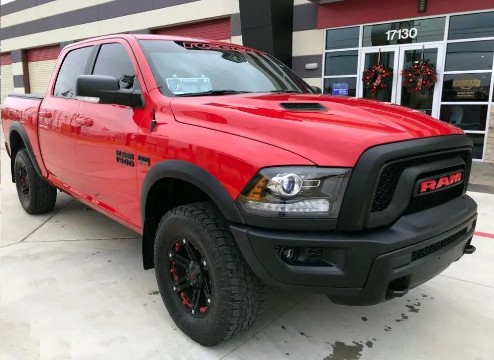 Collision repair result — RAM Raptor — After